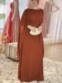 Sheath/Column Scoop Floor-Length Chiffon Mother of the Bride Dresses With Ruffles