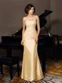 Trumpet/Mermaid Sweetheart Floor-Length Taffeta Mother of the Bride Dresses With Lace