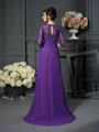 A-Line/Princess Sweetheart Floor-Length Chiffon Mother of the Bride Dresses With Appliques Lace