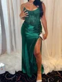 Sheath Other Straight Sleeveless Floor-Length Prom Dresses