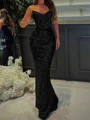 Sheath Sweetheart Floor-Length Prom Dress
