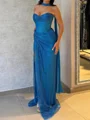 Sheath Sweetheart Sequin Floor-Length Corset Prom Dress