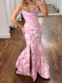 Sheath Sweetheart Beading Floor-Length Corset Prom Dress