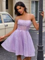 A-line Straight Gorgeous Short/Mini Corset Dress