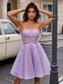 A-line Straight Gorgeous Short/Mini Corset Dress