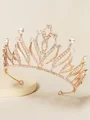 Elegant Alloy With Rhinestone Tiaras