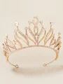 Elegant Alloy With Rhinestone Tiaras