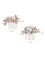 Charming Alloy With Rhinestone Combs & Barrettes