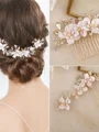 Exquisite Alloy With Rhinestone Combs & Barrettes