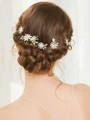 Beautiful Alloy With Flower Combs & Barrettes(5 Pieces)