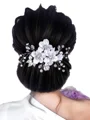 Elegant Pearls With Rhinestone Headpieces