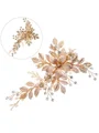 Elegant Pearls With Rhinestone Headpieces