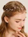 Simple Pearls With Rhinestone Headpieces