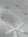 Simple Pearls With Rhinestone Headpieces