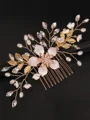 Elegant Pearls With Rhinestone Headpieces