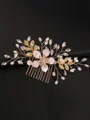 Elegant Pearls With Rhinestone Headpieces