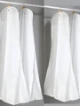 White Elegant Gown Length Garment Bags