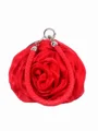 Charming Silk With Flower Evening/Party Handbags