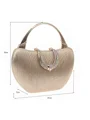 Elegant Polyester With Rhinestone Evening/Party Handbags