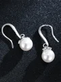 Simple Alloy With Imitation Pearl Earrings