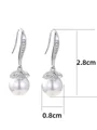 Simple Alloy With Imitation Pearl Earrings