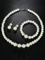 Luxurious Alloy With Rhinestone Jewelry Set