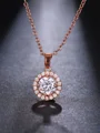 Fashion Alloy With Rhinestone Necklace