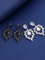 Graceful Alloy With Rhinestone Earrings