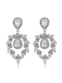 Graceful Alloy With Rhinestone Earrings