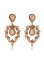 Graceful Alloy With Rhinestone Earrings