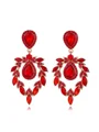 Graceful Alloy With Rhinestone Earrings