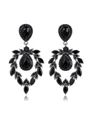 Graceful Alloy With Rhinestone Earrings