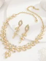 Elegant Alloy With Imitation Pearl Jewelry Set