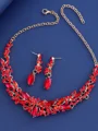 Luxurious Alloy With Rhinestone Jewelry Set