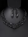 Luxurious Alloy With Rhinestone Jewelry Set