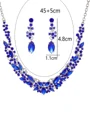 Luxurious Alloy With Rhinestone Jewelry Set