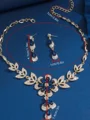 Stunning Alloy With Rhinestone Jewelry Set