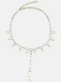 Exquisite Alloy With Imitation Pearl Necklace