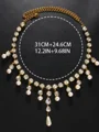 Exquisite Alloy With Imitation Pearl Necklace