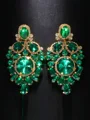 Luxurious Alloy With Rhinestone Earrings
