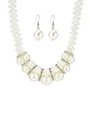 Pretty Alloy With Imitation Pearl Jewelry Set