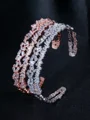 Fashion Copper With Rhinestone Bracelets