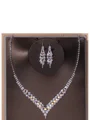 Attractive Alloy With Rhinestone Jewelry Set