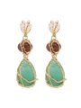 Fascinating Alloy With Crystal Earrings