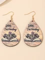Unique Wood Earrings For Women
