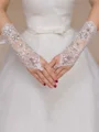 Luxurious Tulle Lace Wedding Gloves