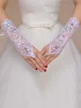 Luxurious Tulle Lace Wedding Gloves