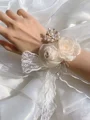 Delicate Lace Wrist Corsage