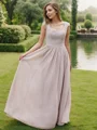 A-Line/Princess Chiffon Applique Sweetheart Sleeveless Floor-Length Bridesmaid Dresses