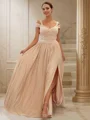 A-Line/Princess Jersey Ruffles Sweetheart Sleeveless Floor-Length Bridesmaid Dresses
